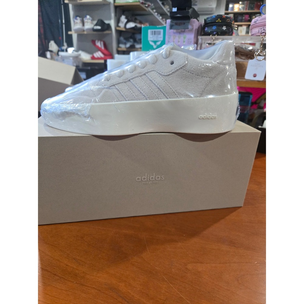 Adidas Fear of God Athletics 86 Lo Talc Suede Sneakers IE6215 Mens 5 Womens 6